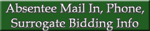 Absentee Bidding